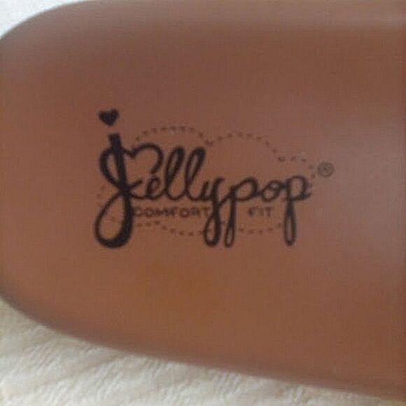 Jellypop Women's Rylie Slides Slip On Cream Frayed Canvas Squishy size 9 M - Picture 7 of 8